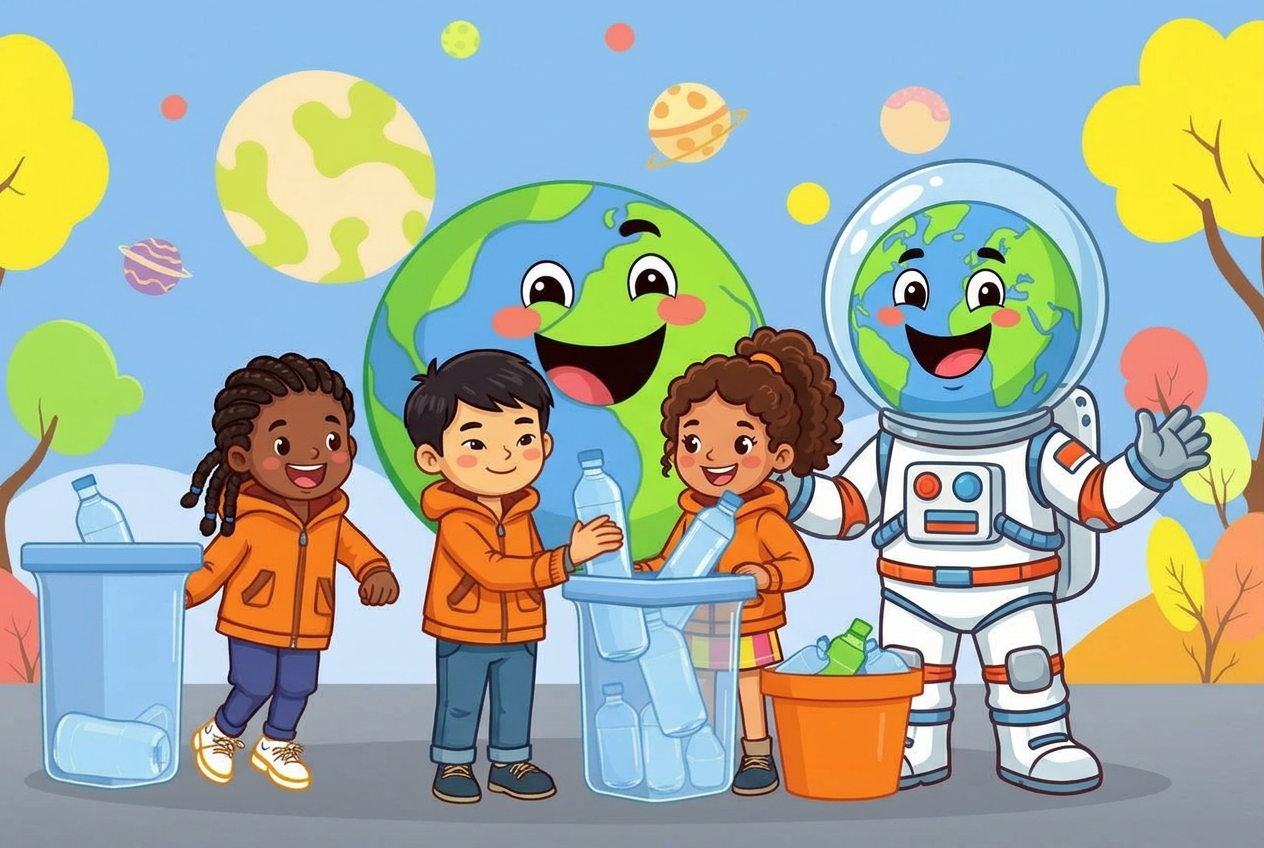 Earthlings recycle with Super Earth